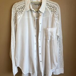 Anthropologie Holden Horses Large Button Down